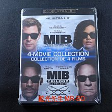 [藍光先生4K] MIB星際戰警 1-4 UHD 四碟套裝版 Men In Black