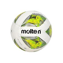 Molten #5合成皮足球(機縫無接縫)(訓練 運動 5號球「F5A3400-G」≡排汗專家≡