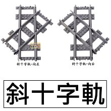 樂積木【現貨】第三方 斜十字軌 袋裝 非樂高LEGO相容 軌道 鐵軌 火車 城市 CITY 街景 積木 建築