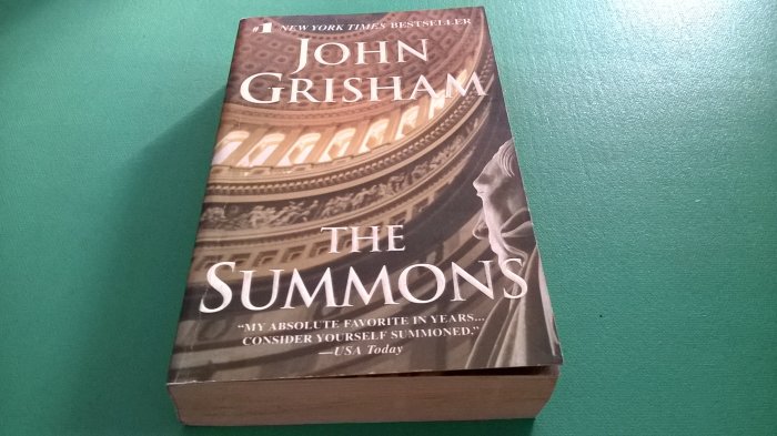 大熊舊書坊-英文原文書 0440241073 - The Summons by John Grisham-5*42