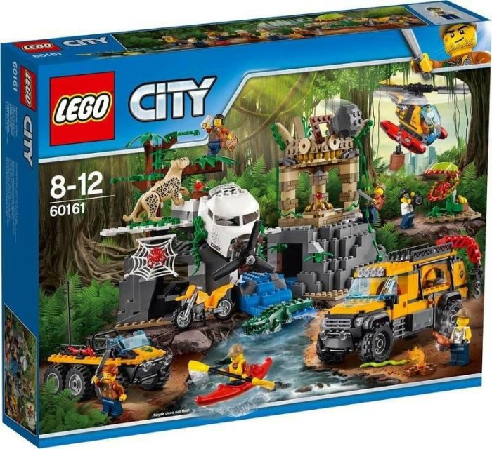 全新未拆正品 現貨 樂高 LEGO 60161 城市 CITY系列 叢林探險站 Jungle Exploration Site