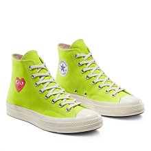 【日貨代購CITY】 CONVERSE PLAY CDG Chuck 70 High 川久保玲 綠色 高筒 帆布鞋