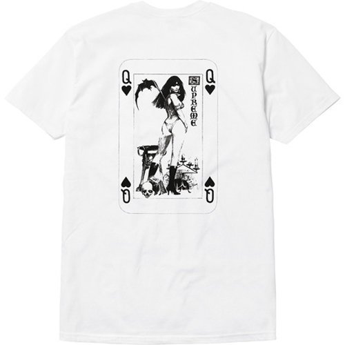 超搶手】】全新正品2017 Supreme Vampirella Card Tee 撲克牌吸血鬼梵