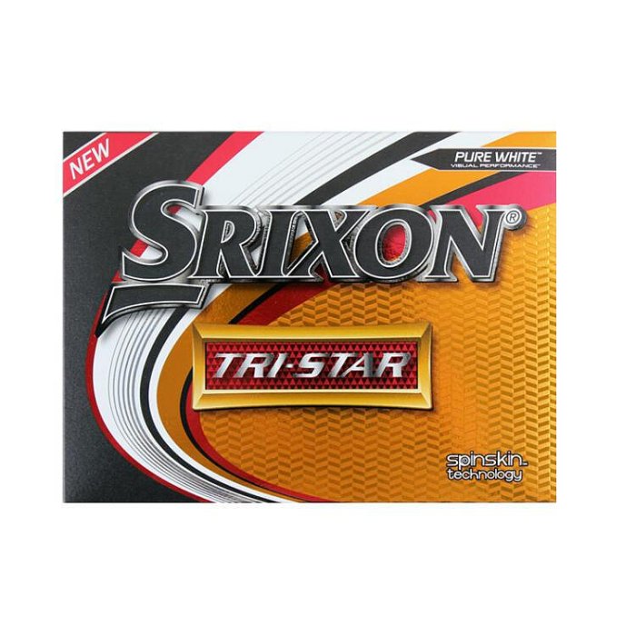 易匯空間 正品srixon高爾夫球Tri-star三層球遠距離高爾夫球可印logoGE786