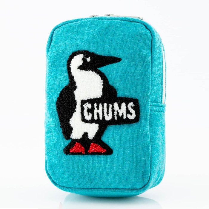 =CodE= CHUMS VERTICAL POUCH SWEAT 毛巾布收納包(藍紅綠灰迷彩)CH60-2809 化妝