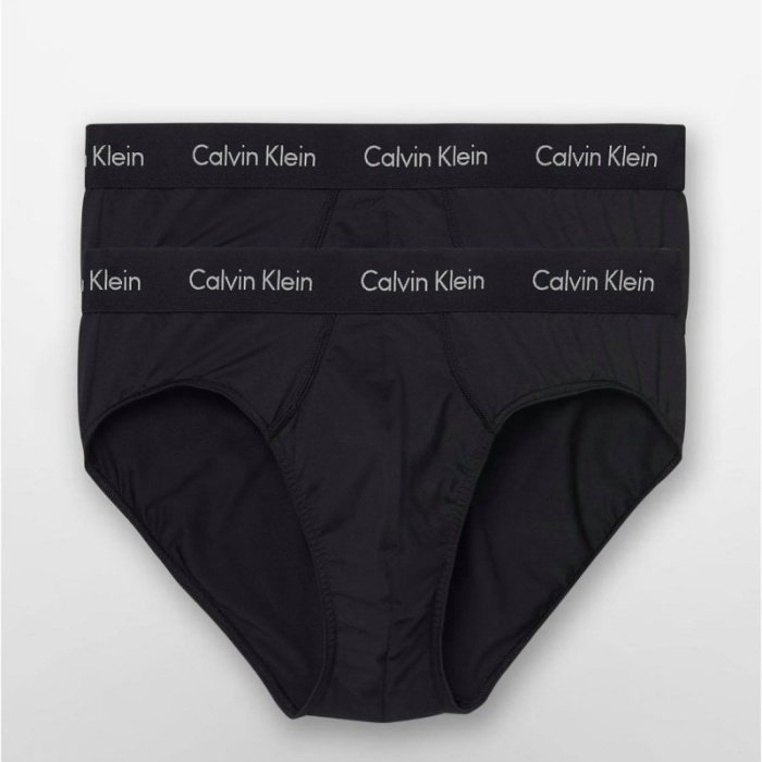 美國AMPM Calvin Klein 男士CK MICROFIBER STRETCH萊卡三角內褲 兩件組NP1906O