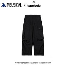 [NMR] 現貨 MELSIGN x TPLG 23 A/W “Fortress” Panelled Trousers 簡約特殊剪裁口袋寬鬆直筒褲