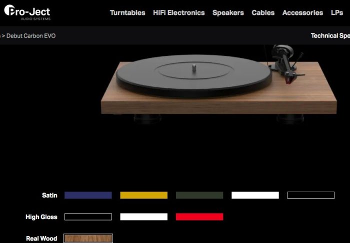 [ 沐耳 ] Pro-Ject 黑膠唱盤 Debut Carbon EVO 胡桃木（公司貨/現貨）（Ortofon 2M Red唱頭 ）