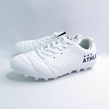 ATHLETA Jr. 10021JWHT 中大童 足球鞋 釘鞋 合成皮革 戶外 白【iSport愛運動】