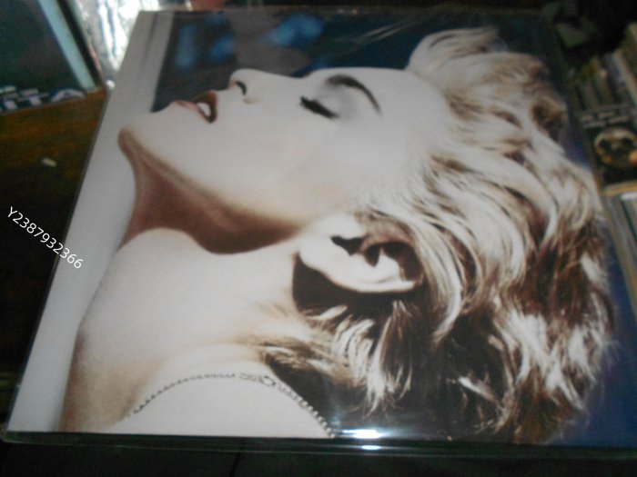 麥當娜 Madonna - True Blue 黑膠唱片LP 有海報 首版卡帶 CD 黑膠