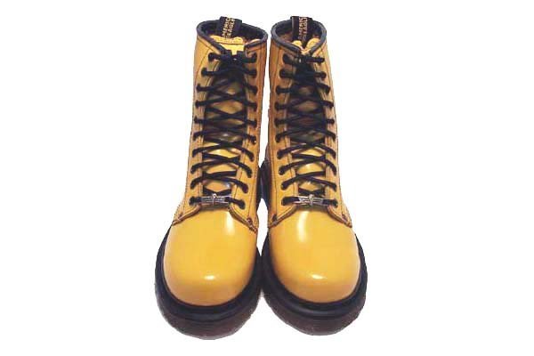 【鞋媽媽】[男女]美國AE黃褐色馬丁鞋*鞋帶款*10孔短靴*ae077