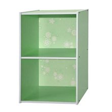 [ 家事達 ] SA-1200-GR 《COLOR BOX》二格收納櫃 -自然綠x2個 特價 空櫃 書櫃 收納櫃