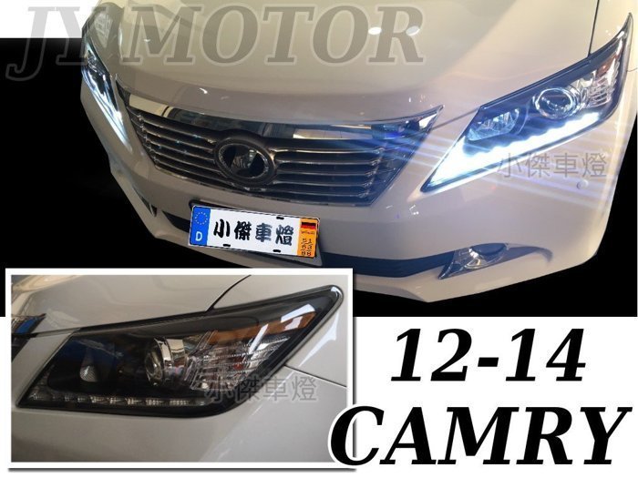 》傑暘國際車身部品《CAMRY 7代 12 13  2013 DRL 類IS300 H 遠近 雙光 魚眼 R8 大燈