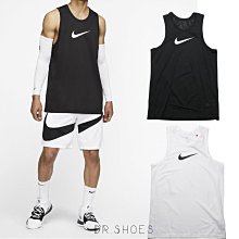 【Dr.Shoes 】Nike DRY 大LOGO 運動背心 籃球衣 吊嘎 男裝 黑 BV9388-010 白100