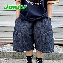 JS~JM ♥褲子(深藍色) SOL AT LUNA-2 24夏季 SOL240509-019『韓爸有衣正韓國童裝』~預購