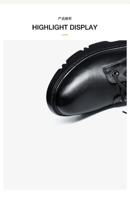 熱賣 馬丁靴女2020秋冬新款短筒厚底系帶短靴加絨冬款網紅馬丁靴潮代發 促銷