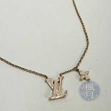 LOUIS VUITTON 路易威登 M01215 粉色 LOGO 項鍊 飾品 配件 首飾 精品項鍊 配飾