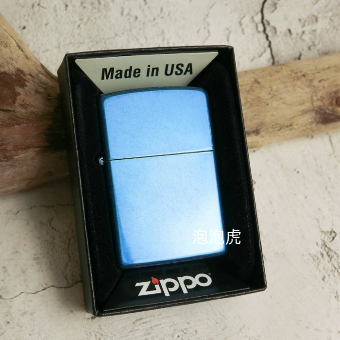 [泡泡虎] 美國 正品 Zippo 24534 藍色 煤油 打火機 [全新 現貨]