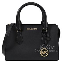 【茱麗葉精品】全新精品 MICHAEL KORS 專櫃商品 SHEILA 經典防刮三層手提兩用包.黑 小 現貨