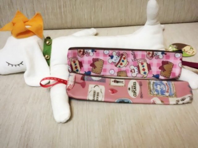 天使熊小鋪~防水筷袋 環保餐具收納包 可放筷子 湯匙 叉子~有2款