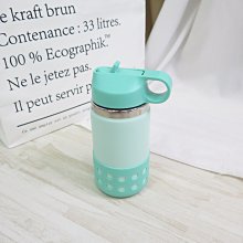 Hydro Flask 兒童吸管蓋保溫鋼瓶 12OZ HFW12BSWBB365 伊甸園綠 送水瓶刷