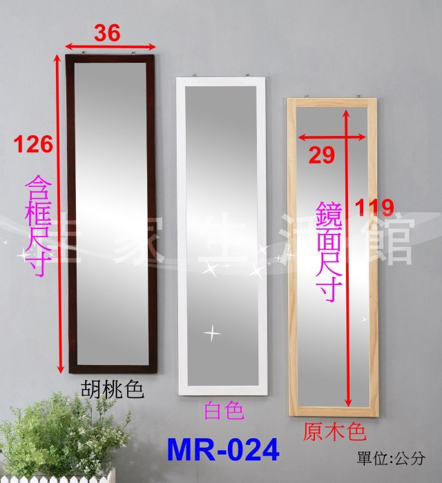 壁鏡掛鏡穿衣鏡全身鏡照妖鏡《 佳家生活館 》冰天使 120公分鋁框掛鏡KC-3012