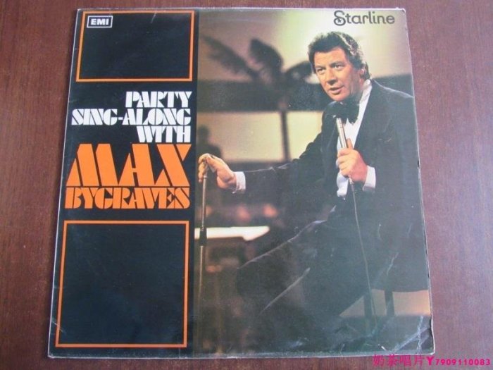 Max Bygraves  Party Sing-along With Max Bygraves 英版 LP黑膠ˇ奶茶唱片