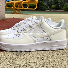 Nike Air Force 1 '07 奶油白 滿版 小勾勾 簡約百搭 滑板鞋 DR7857-100