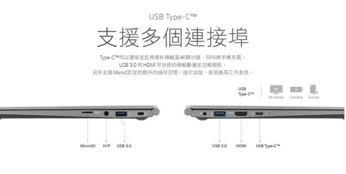 LG Gram14吋八代Core i5窄邊極緻輕薄筆電 i5-8250/8GB/256GBSSD 銀Win10 Pro