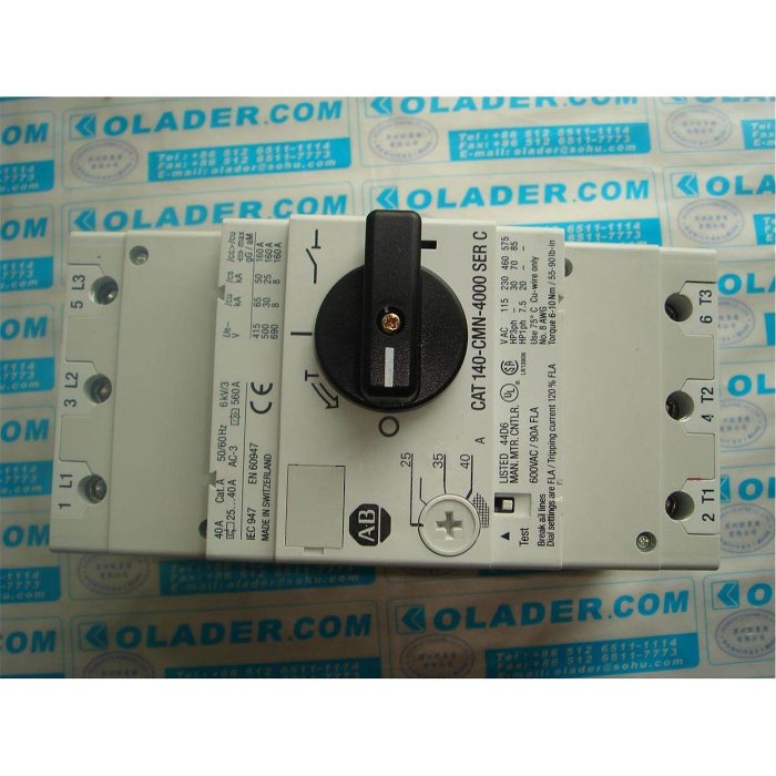 ALLEN-BRADLEY 140-CMN-4000 25-40A 美國AB電機保護器【OLADER