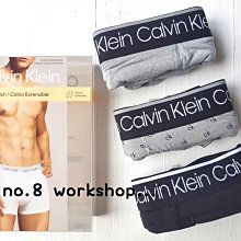 【CK男生館】☆【Calvin Klein COTTON STRETCH四角內褲】【CKU001E4】(S)三件組