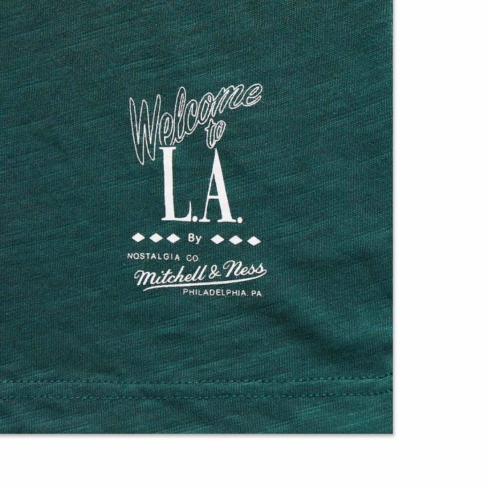 黑人王 Mitchell and Ness Branded LA CityT - Silver Lake 墨綠$1080