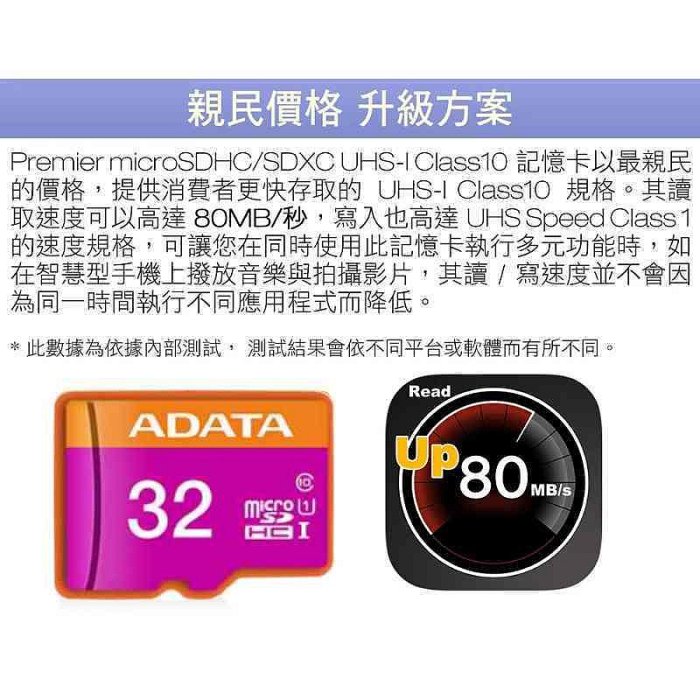 [出賣光碟] ADATA 威剛 16G 32G 紫卡 microSD TF 記憶卡 C10 U1監視器 行車紀錄器 監控