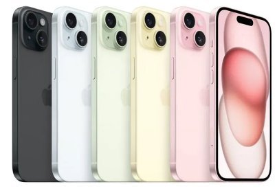 [日進網通微風店]Apple iPhone 15 256G 6.1 藍、粉 雙鏡頭 自取免運  需加購9H玻保