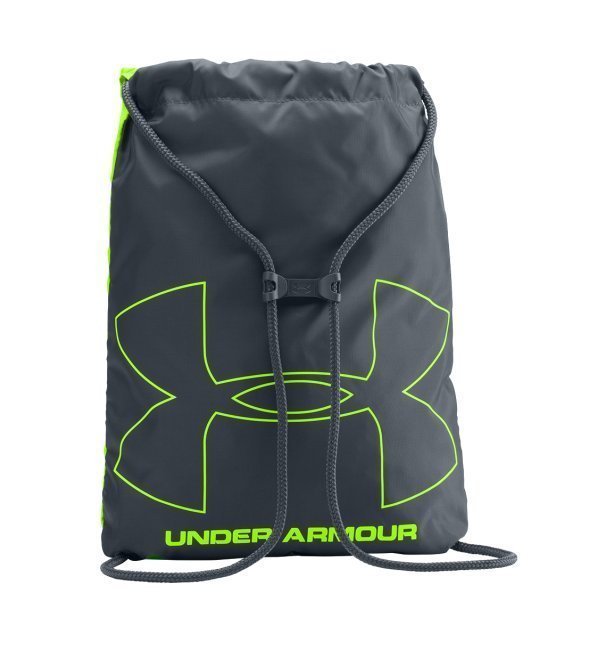 =CodE= UNDER ARMOUR UA OZSEE SACKPACK 雙色輕量束口袋(螢光綠灰).防水後背包.海灘