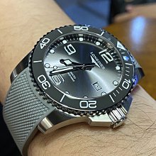 【錶帶家】  21mm 原廠開模一比一圓弧彎頭矽膠錶帶替代浪琴 LONGINES 水鬼鋼帶 浪鬼 43mm 41mm錶徑