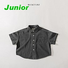 JS~JL ♥襯衫(灰) BUCKETLIST-2 24夏季 BUC240417-114『韓爸有衣正韓國童裝』~預購