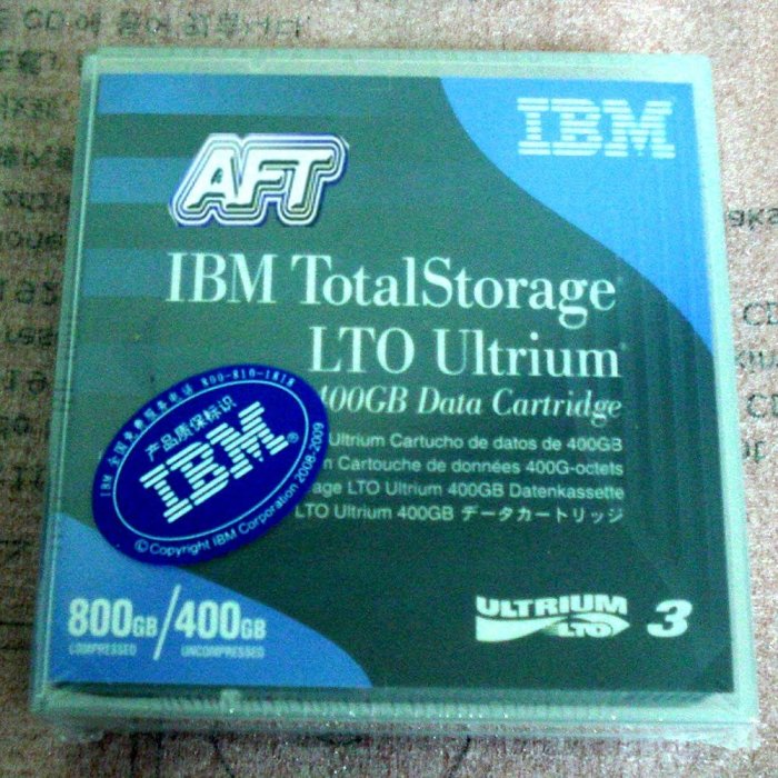 5Cgo【權宇】IBM 24R1922 LTO3 Ultrium3 400GB~800GB LTO 3磁帶全新