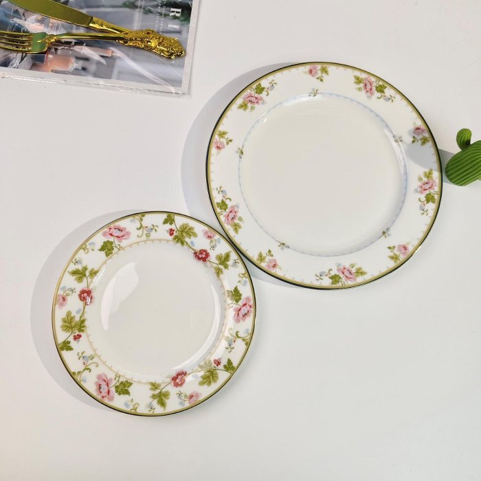 🔥新品#Noritake_則武#GLORIOUSBLOOMS 繫列#復古精致餐具【雙盤】