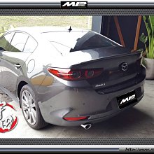 【小鳥的店】馬自達 2019-22 MAZDA 3 4D MZ款壓尾翼 ABS 素材價 烤漆另計 亮黑/車色/魂動紅