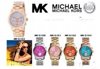 ☆美國Michael Kors代購網☆ MK手錶  時尚百搭三眼精钢錶 女錶 腕錶 MK6163 美國正品代購 附購證