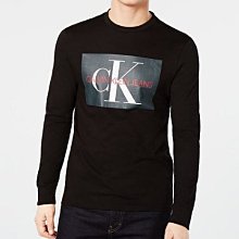 CK Calvin Klein Jeans 長袖 T恤 現貨 大LOGO 稀有全黑