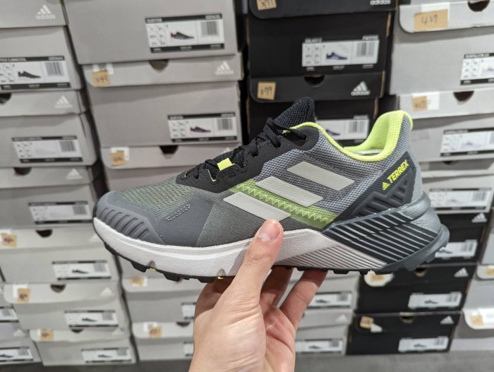 南🔥2022 6月 ADIDAS TERREX SOULSTRIDE 越野 跑鞋 登山 男款 灰綠 GZ9034