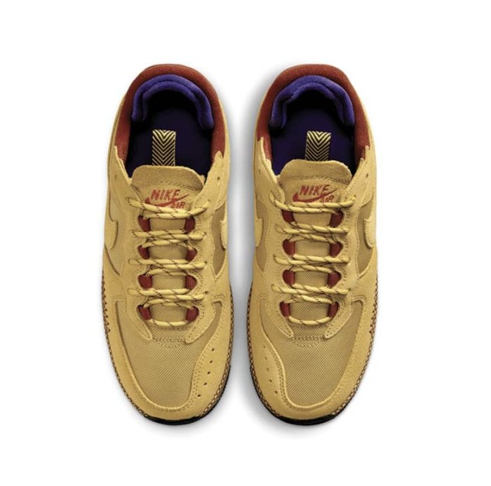 R'代購W Nike Air Force 1 Wild Wheat Gold 小麥黃橘紅紫FB2348-700