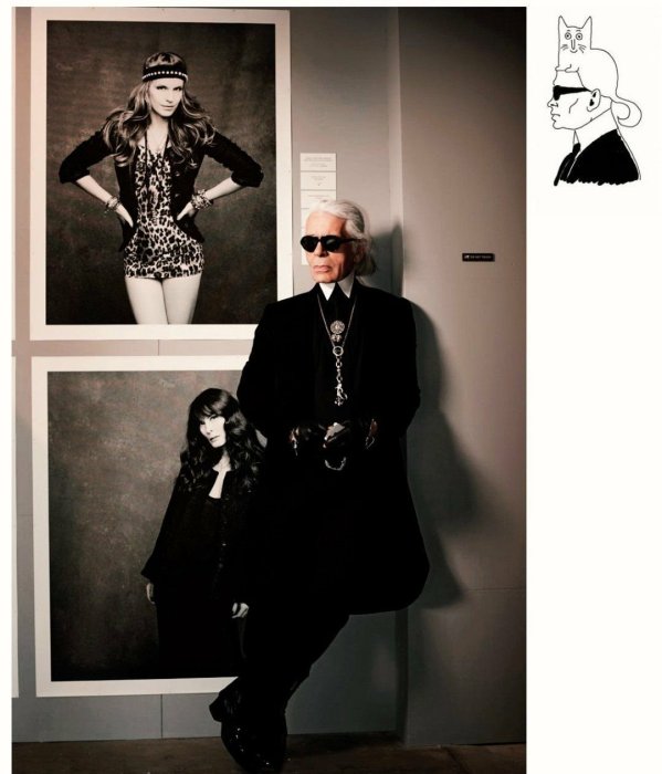 KARL LAGERFELD 卡爾·拉格斐 ► Camille  ( 黑色×玫瑰金色 ) 老佛爺經典墨鏡圖案 石英錶 手錶 中性款 ｜100%全新正品｜特價