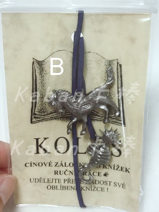 現貨~捷克限定KOLOS ALCHEMIST 精緻古典鍚製手工皮繩吊飾型書籤多款