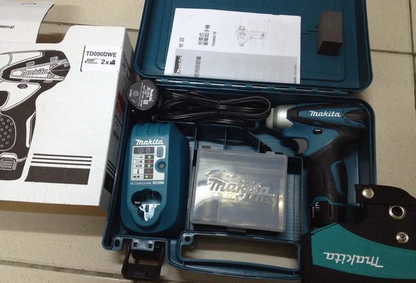 【花蓮源利】免運 贈起子頭 雙鋰電 牧田 Makita TD090DWE 10.8V充電式衝擊起子機 TD090D