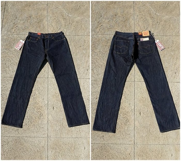 西方不敗全新歐洲版Levi's LVC 501XX 1966年Rough Rinse去漿66501Levis