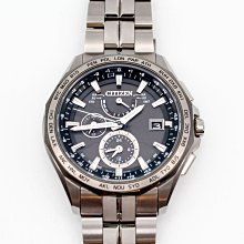 【高雄青蘋果3C】CITIZEN 極輕量鈦金屬電波光動能錶 42.7mm AT9096-57E 二手手錶 #26386