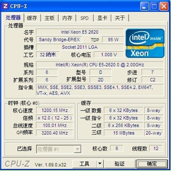 5Cgo【權宇】Intel Xeon E5-2620 正式版QA88 QA8E QA82 QB79 LGA2011含